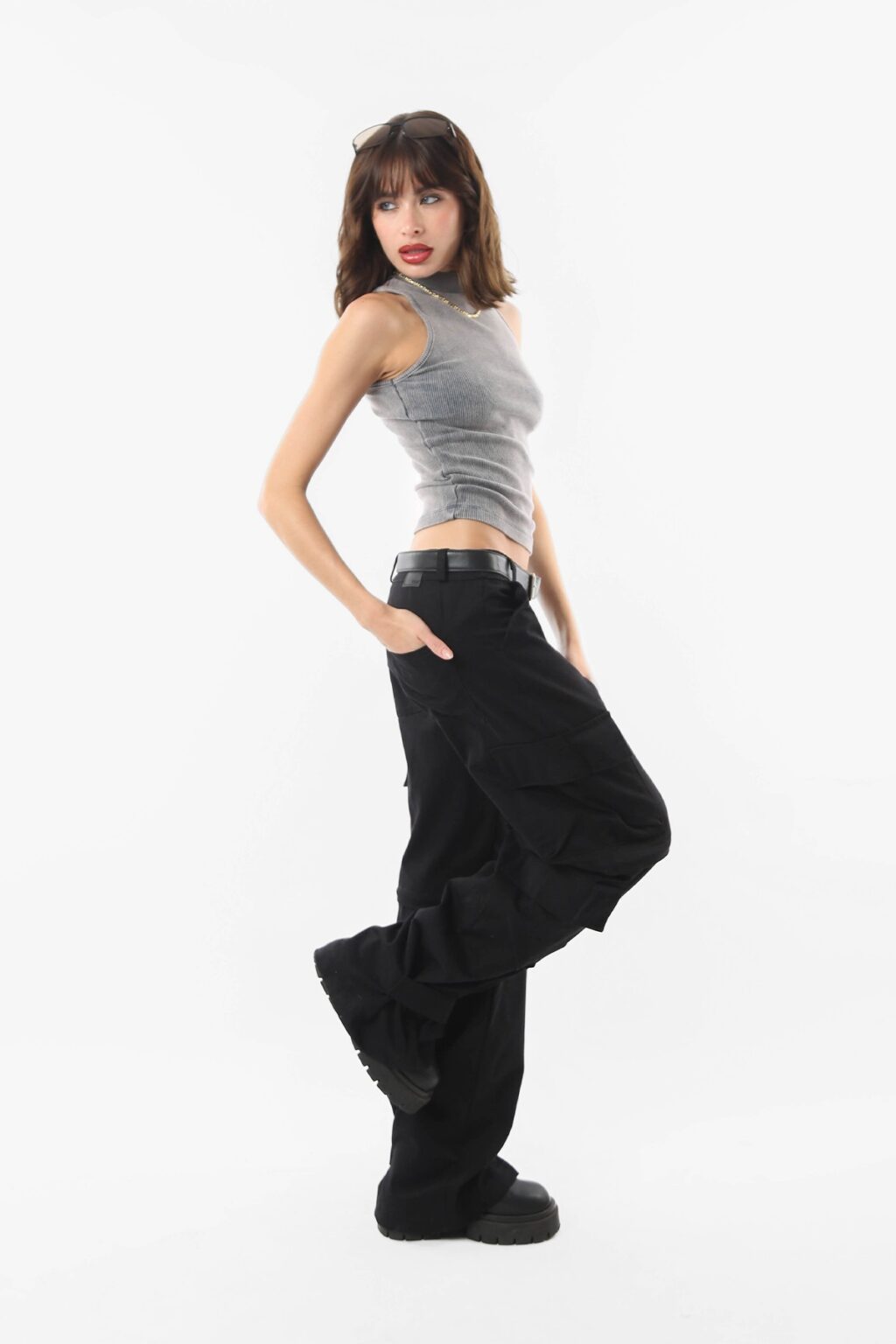 Musculosa Zamor Gris Claro - Imagen 2