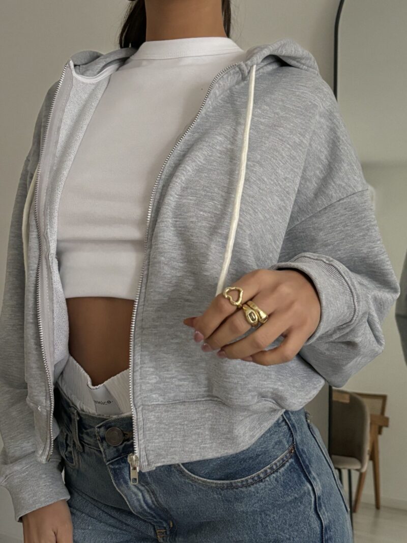 Campera Sporty Gris - Imagen 2