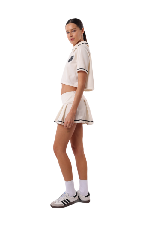 Falda French Blanca