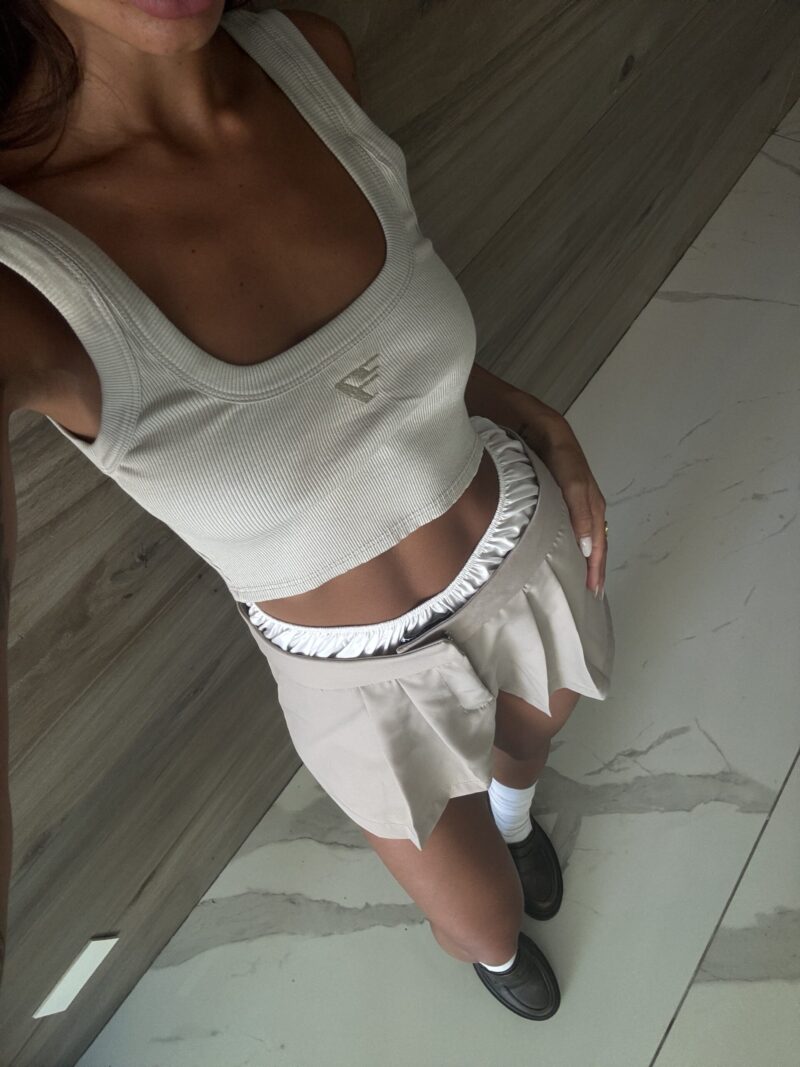 Falda Emblem Beige - Imagen 6