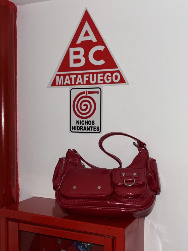 Mini Bag Cargo Importada Roja - Imagen 3