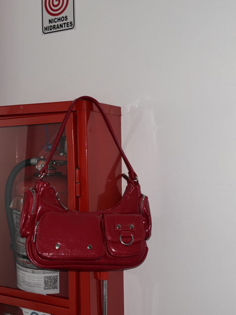 Mini Bag Cargo Importada Roja - Imagen 2