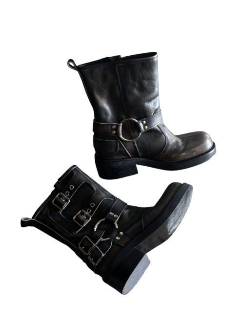 Biker Boot Athenea Gris Washed